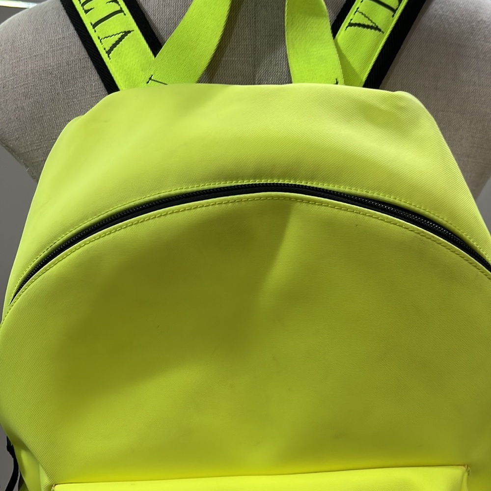 Valentino Garavani VLTN backpack neon black EUC! RARE - Picture 7 of 16